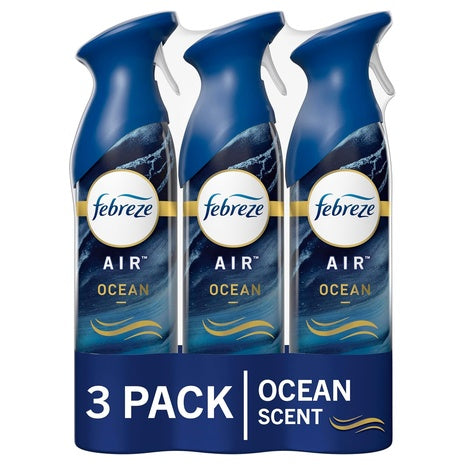3-Pack Febreze Air Freshener Spray