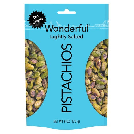 Wonderful No Shells Lightly Salted Pistachios