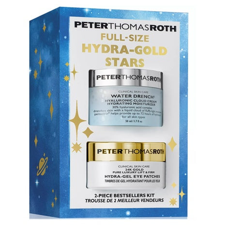 2-Piece Peter Thomas Roth Full Size Hydra Gold Stars Best Sellers Skincare Set