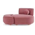 Better Homes & Gardens Modern Velvet Chaise & Storage Ottoman