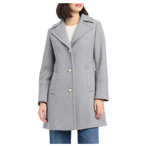 Kate Spade Women's Single Breasted Wool Blend Coat