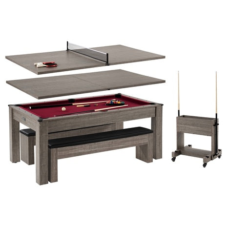 Barrington 6' 3-in-1 Multi Game Pool Table