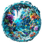 200-Piece Unique Shape Advanced 3D Seabed Wooden Jigsaw Puzzle
