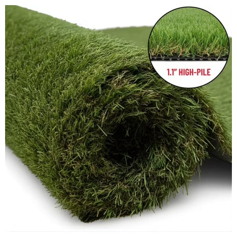 2'7" X 25' Realistic Turf Green Artificial Grass