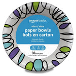 50-Count 20oz Amazon Basics Ultra Disposable Paper Bowls