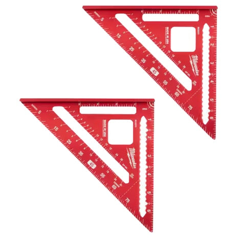 2-Pack Milwaukee 7" Tool Rafter Square