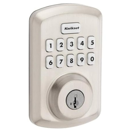 Kwikset Powerbolt 2 Electronic SmartCode Deadbolt W/SmartKey