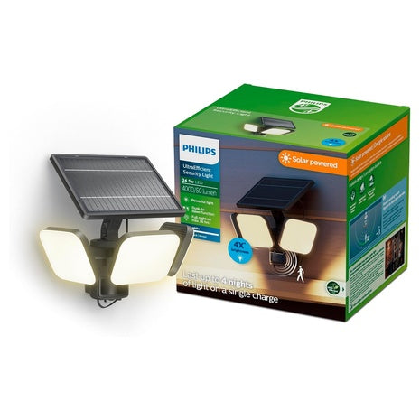 Philips Zyren UltraEfficient 3000K 24.5W Solar Security Light