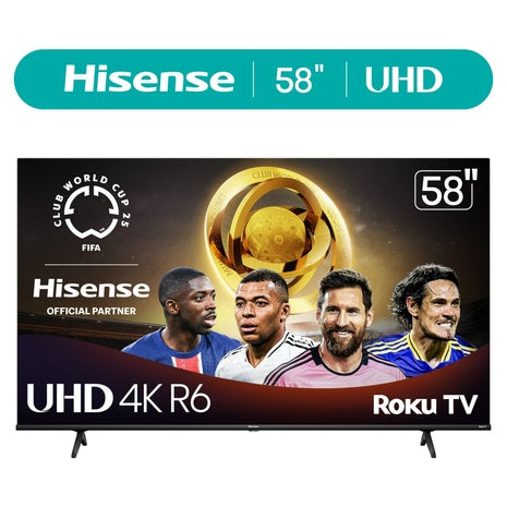 Hisense 58″ 4K UHD LED Roku Smart TV