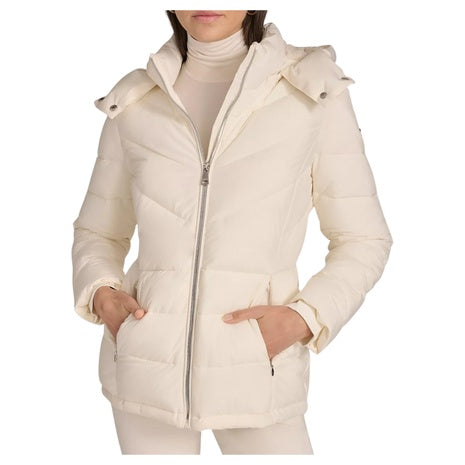 Calvin Klein Women's Short Zip Front Puffer Jacket