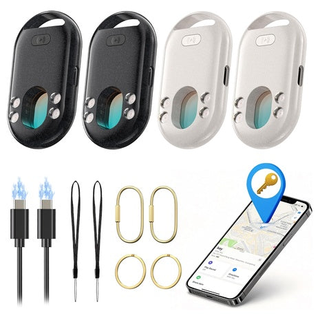 4-Pack Tecknet iOS 3-in-1 Air Tracker Tag