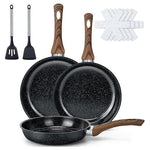 9-Piece Nonstick Frying Pan Set