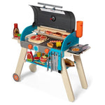 Melissa & Doug Wooden Deluxe Barbecue Grill & Smoker Play Toy