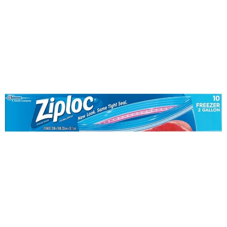 90 Ziploc 2-Gallon Freezer Bags