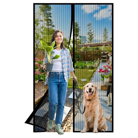 36" X 80" Magnetic Screen Door