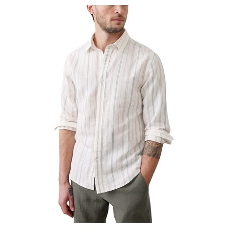 Banana Republic Factory Men's Slim-Fit Linen-Blend Shirt