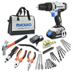 20V Cordless Drill Set with Battery and Accessories