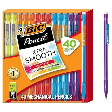 40 BIC Xtra Smooth Mechanical Pencils