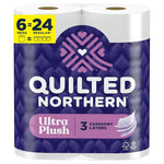 6 Mega Rolls (= 24 Regular) Quilted Northern Toilet Paper