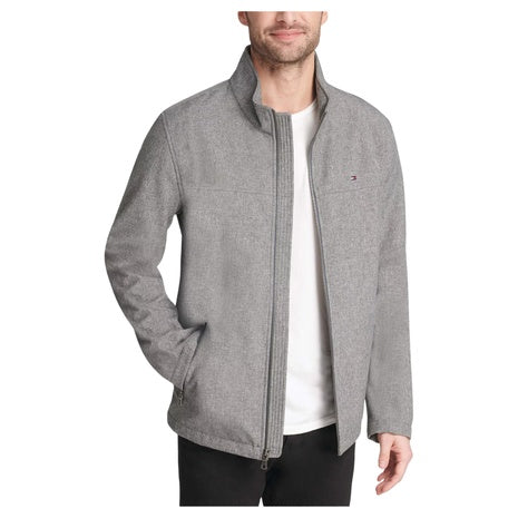 Tommy Hilfiger Men's Soft-Shell Classic Zip-Front Jacket (2 Colors)