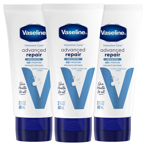 3-Pack Vaseline Advanced Repair Travel Lotion (2 oz)