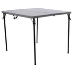Flash Furniture Portable Banquet 2.83' Plastic Folding Table W/ Carrying Handle