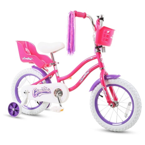 14” Chipmunk Girls Bike with Training Wheels
