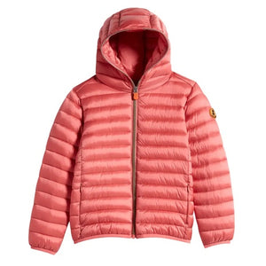Little Kids' Shiny Hooded Puffer Jacket
