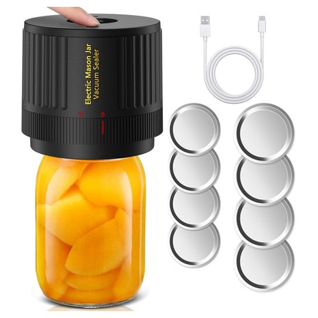 Electric Mason Jar Vacuum Sealer Kit