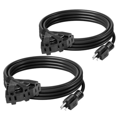 2-Pack 10ft BN-Link's Outdoor Extension Cord Set