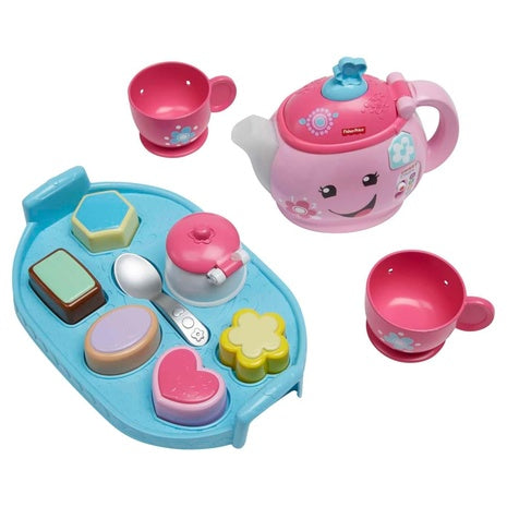 Fisher-Price Toddler Toy Laugh & Learn Sweet Manners Tea Set with Music & Lights
