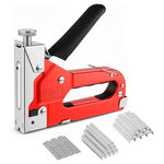 3-in-1 Heavy Duty Manual Brad Nailer Staple Gun With 1200 Staples