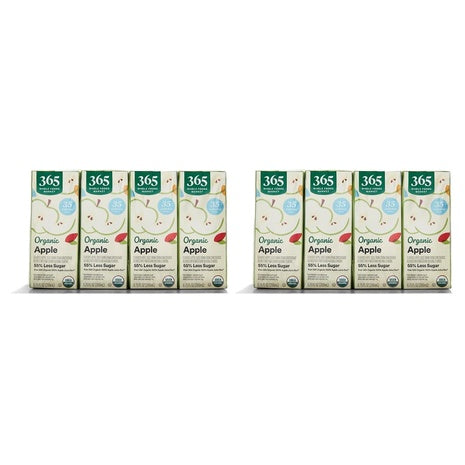 16-Pack 365 Whole Foods Organic Apple Juice Boxes