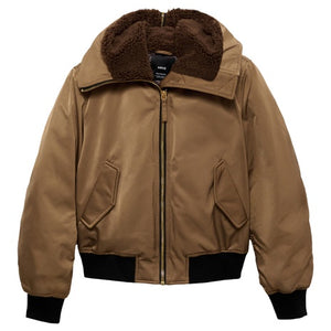 Bomber Jacket With Fleece Lining