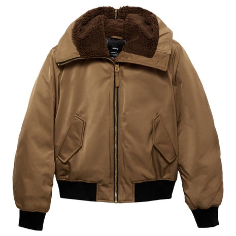 Bomber Jacket With Fleece Lining