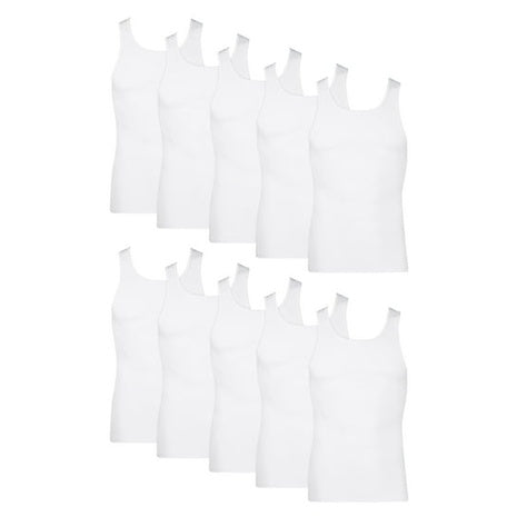 10 Hanes Men's Tank Tops Undershirts