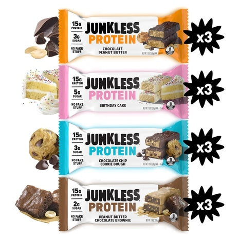 12 Junkless Protein Bars (OU-D)