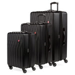 3 Piece SwissGear Expandable Hardside Spinner Luggage Set