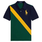 Polo Ralph Lauren Kids' Angled Colorblock Cotton Piqué Polo
