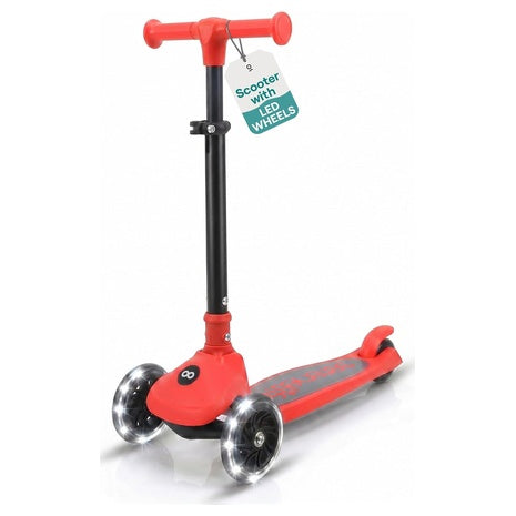 SereneLife 3-Wheel Toddler  Light-Up Scooter