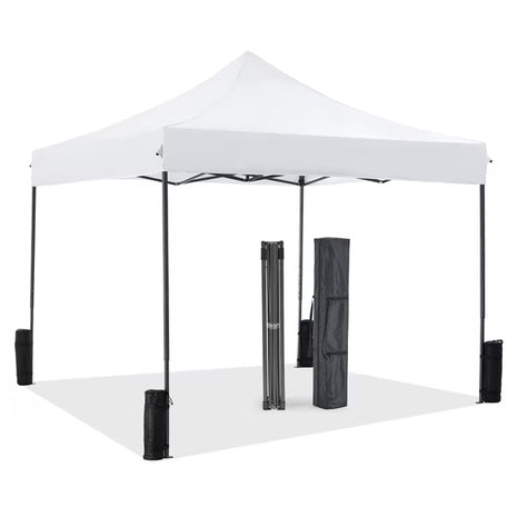 10x10 FT Pop Up Canopy Tent with Carrying Bag