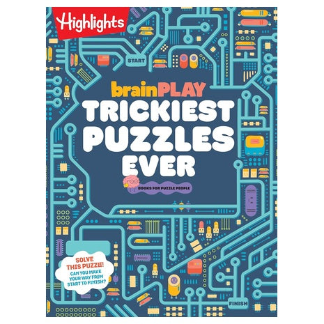 brainPLAY Trickiest Puzzles Ever Book