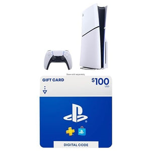 1TB PlayStation 5 Console (Slim) + $100 PlayStation Store Gift Card (Digital Code)