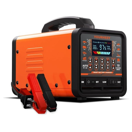 12V/24V Heavy Duty Smart Fully Automatic 0-20A Car Battery Charger