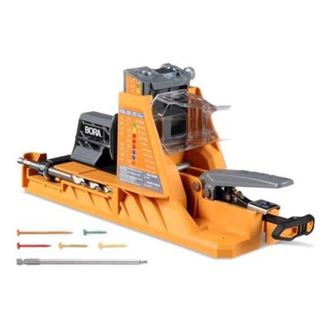 BORA Automatic Pocket Hole Jig With 50 Color-Coated Screws