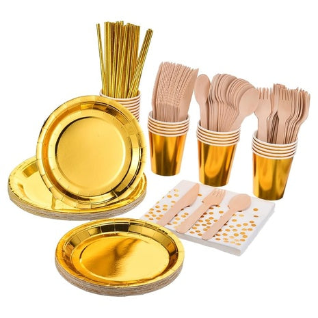 200 Piece Party Tableware Set