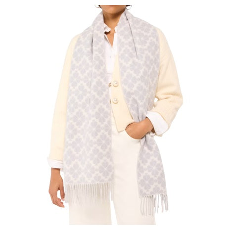 Kate Spade Women's Spade Flower Cashmere Scarf