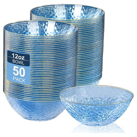 50 Blue Heavy Duty Soup Bowls