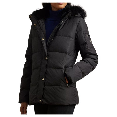 Ralph Lauren Women's Faux Fur Hooded Puffer Coat
