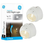 2 GE Rotating LED Night Lights